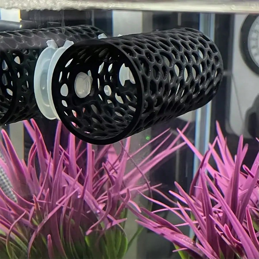 Aquasoil Substrate - Aquarium Fish Hideout Black Hollow Tube