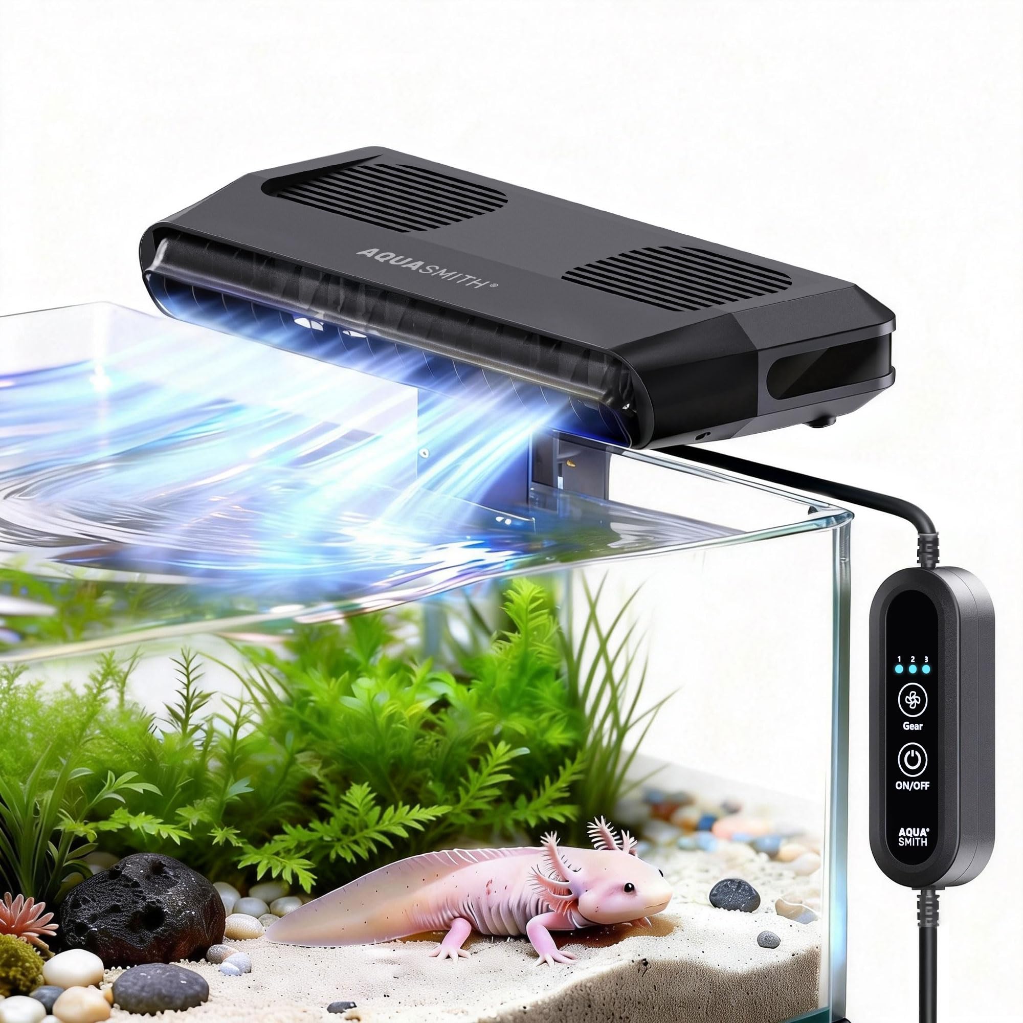 Planted Aquarium Freshwater - Aquarium Fan, Ultra-Quiet Fish Tank Chiller,