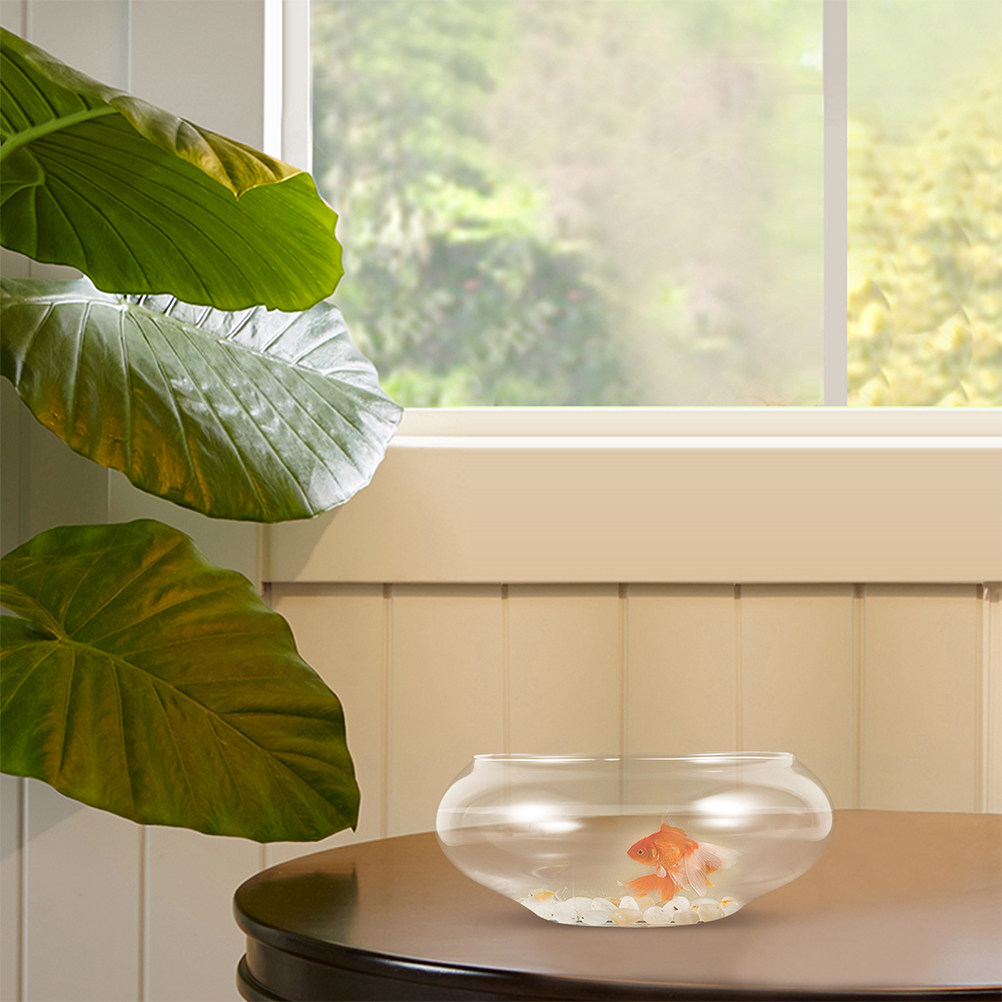 Planted Aquarium Bowl - 2 pcs Transparent Fish Aquarium Plastic