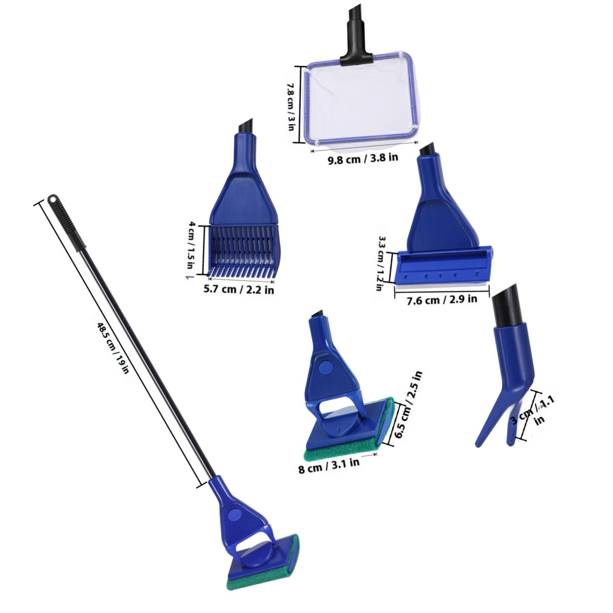 Aquarium Cleaning Kit 5 in 1 F - đánh giá và giá Planted Aquarium Cleaning Kit