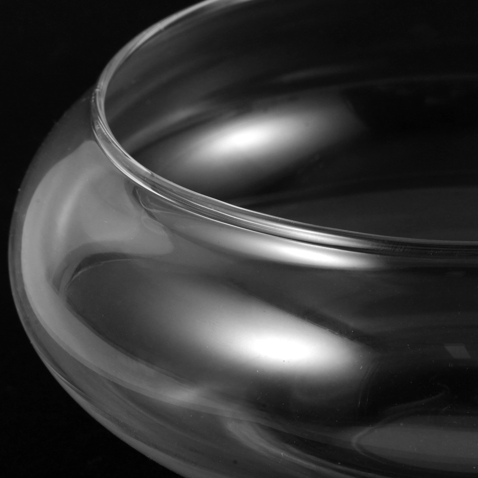 Transparent Glass Fish Bowl Ro - đánh giá và giá Planted Aquarium Bowl