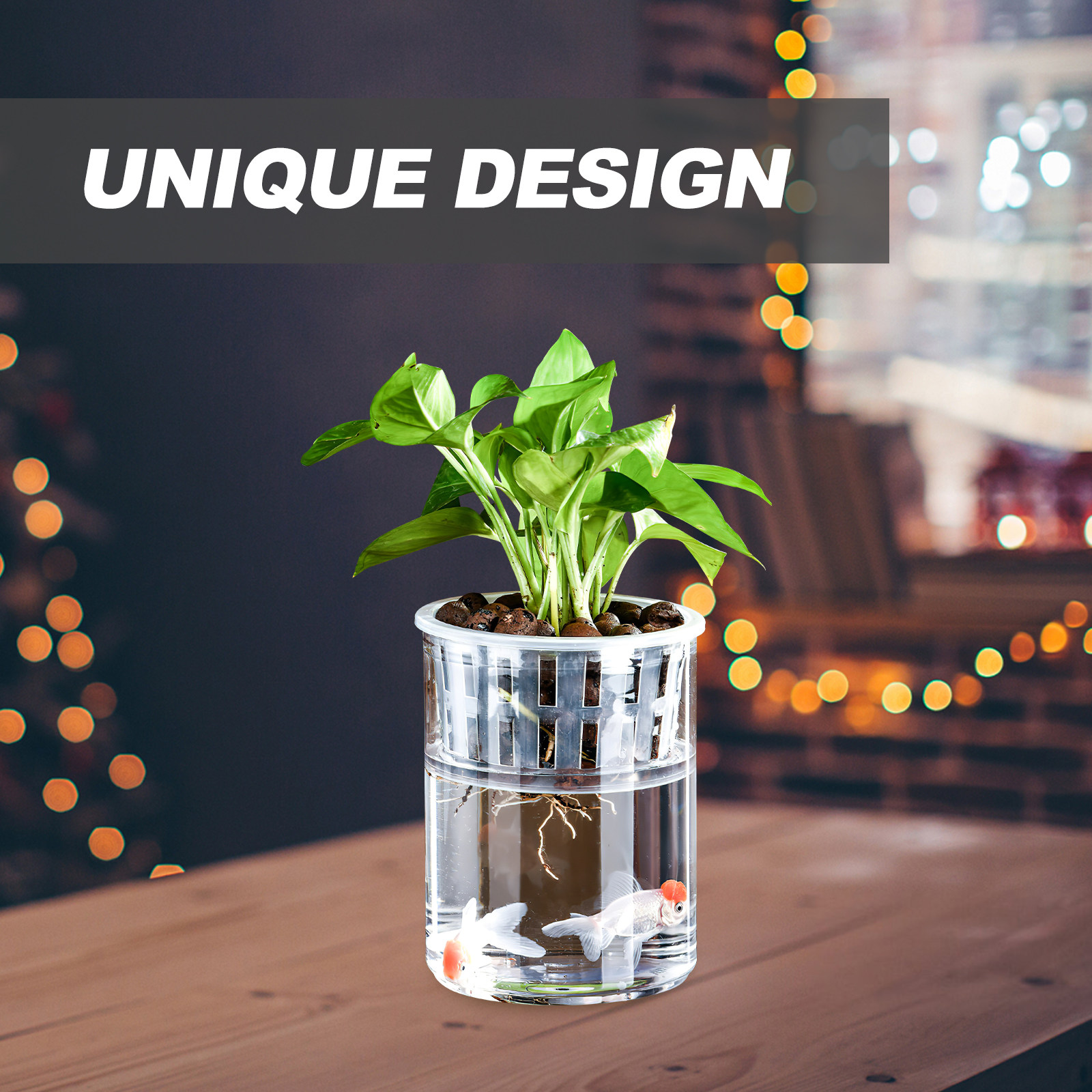 Desktop Fish Tank Plastic Clea - đánh giá và giá Planted Aquarium Bowl