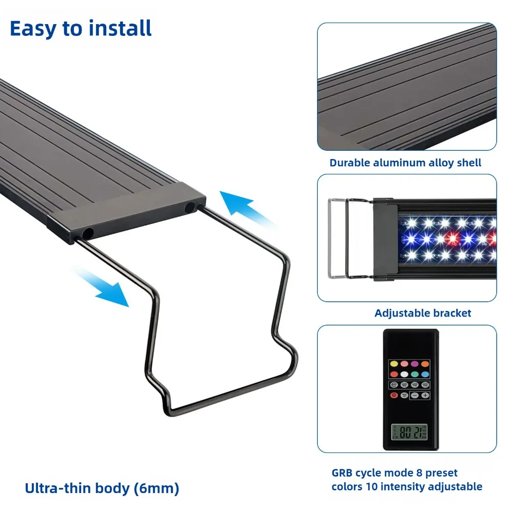 Programmable LED Aquarium Ligh - đánh giá và giá Planted Aquarium Algae Control