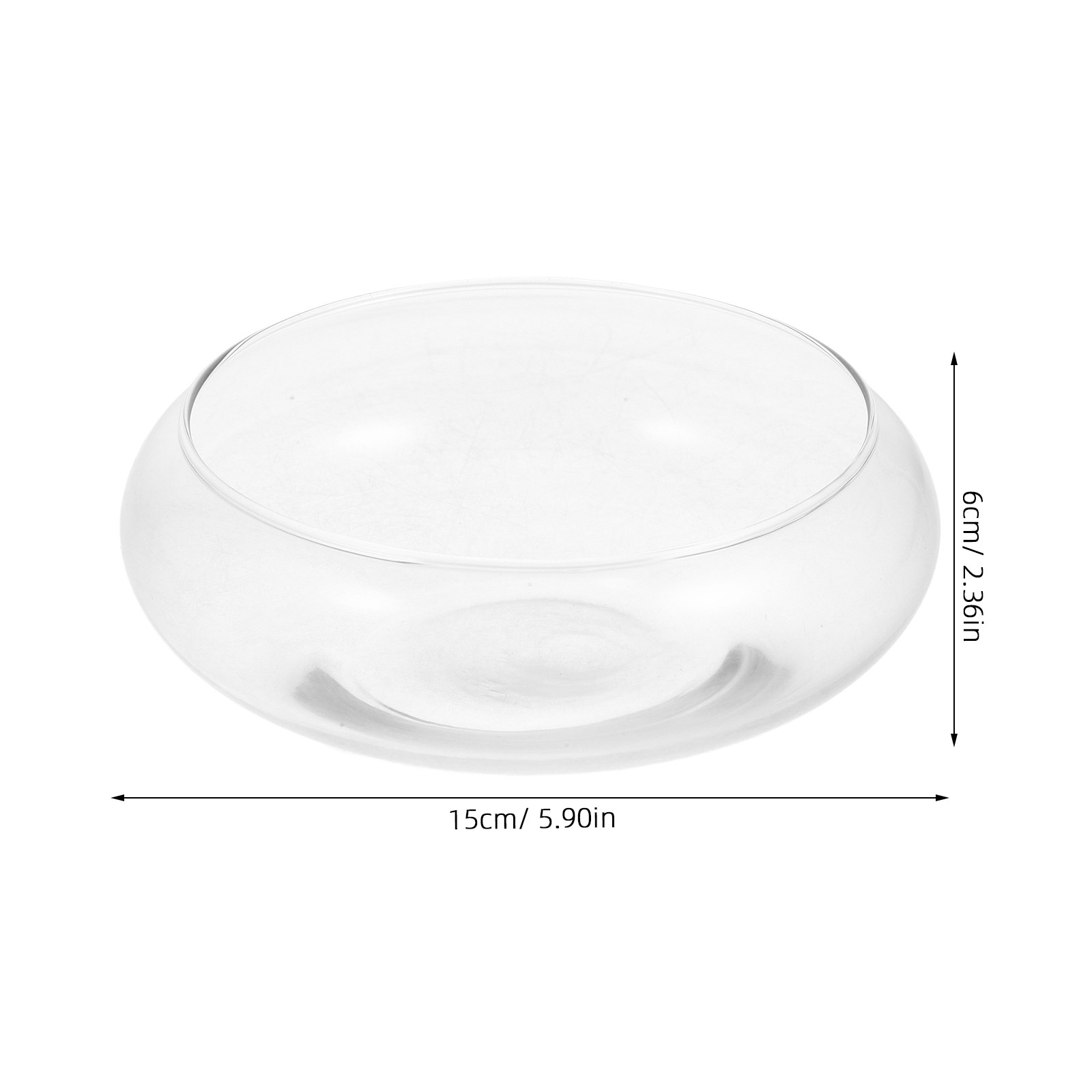 Clear Glass Fish Bowl Round De - đánh giá và giá Planted Aquarium Bowl