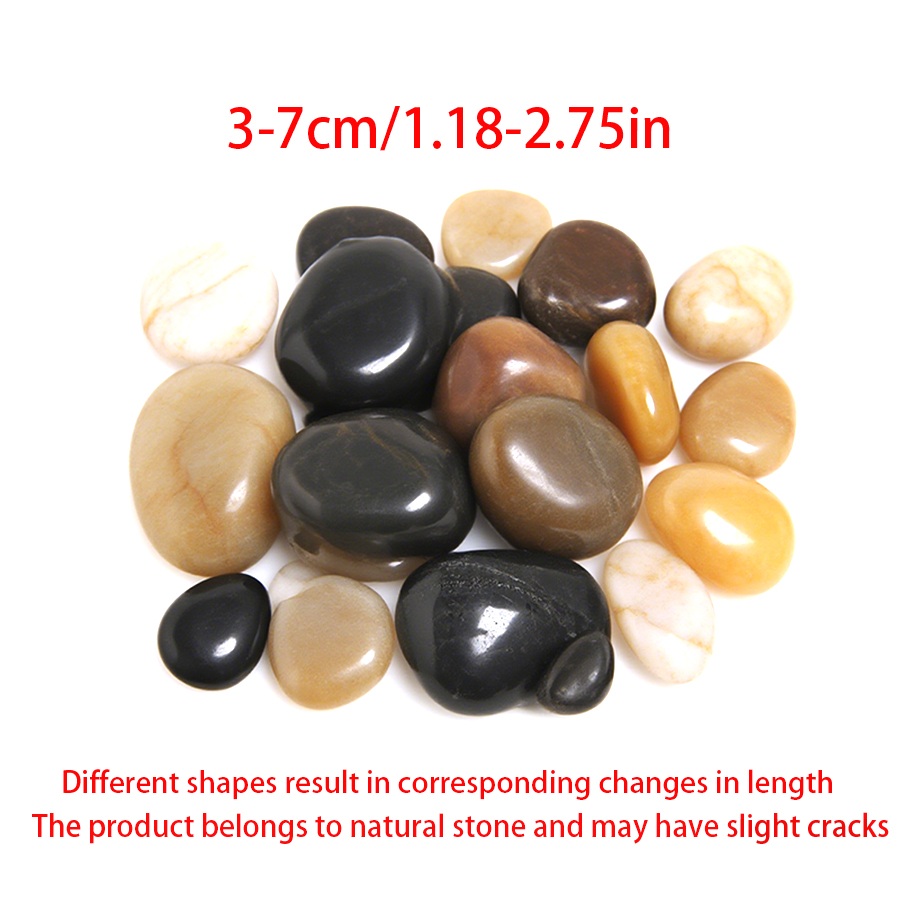 300-700g Smooth River Pebbles, - đánh giá và giá Aquarium Planted Fish Tank