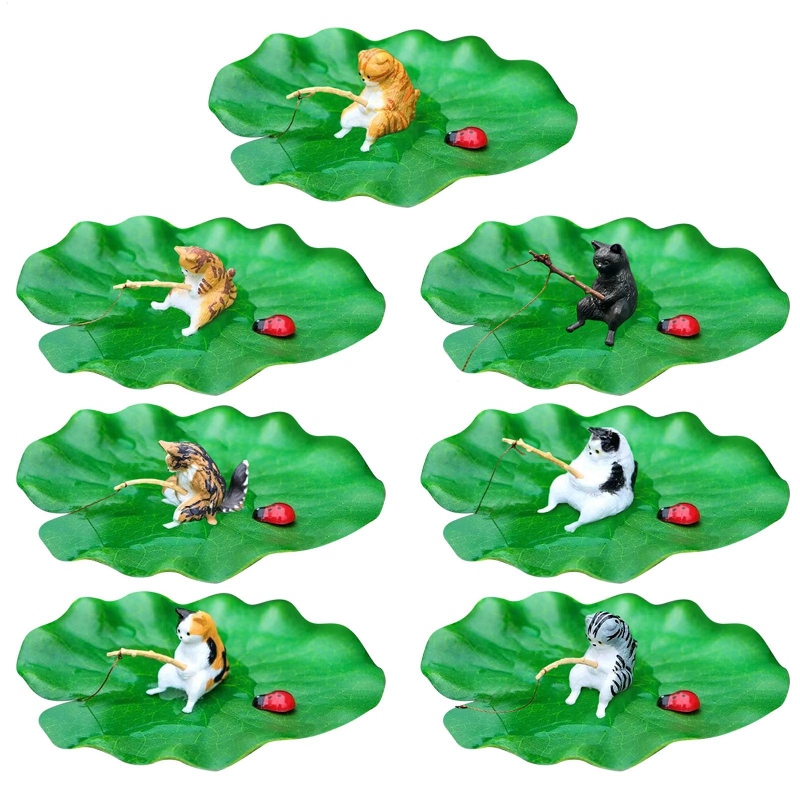Cat Fishing on Floating Lily P - đánh giá và giá Aquarium Plant Rings
