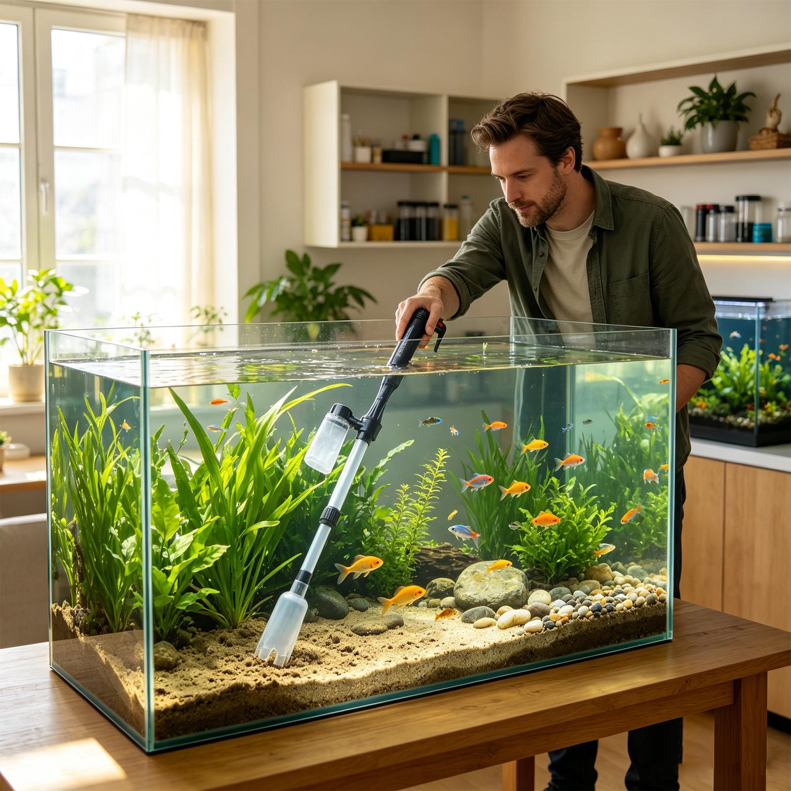 Aquarium Substrate Cleaner Ele - đánh giá và giá Planted Aquarium Cleaning Kit