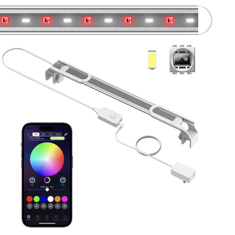 Smart LED Aquarium Alloy Light - đánh giá và giá Planted Aquarium Algae Control