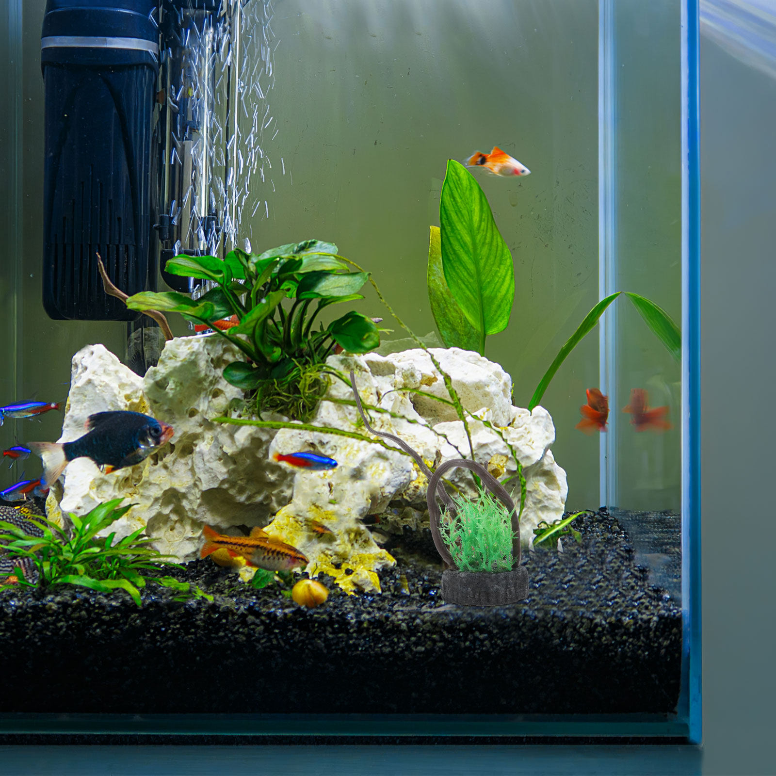Realistic Artificial Aquarium  - đánh giá và giá Non Planted Aquarium Fish
