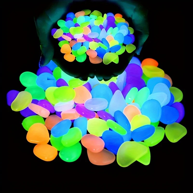 50-200pcs Glow in The Dark Peb - đánh giá và giá Aquarium Plant Original