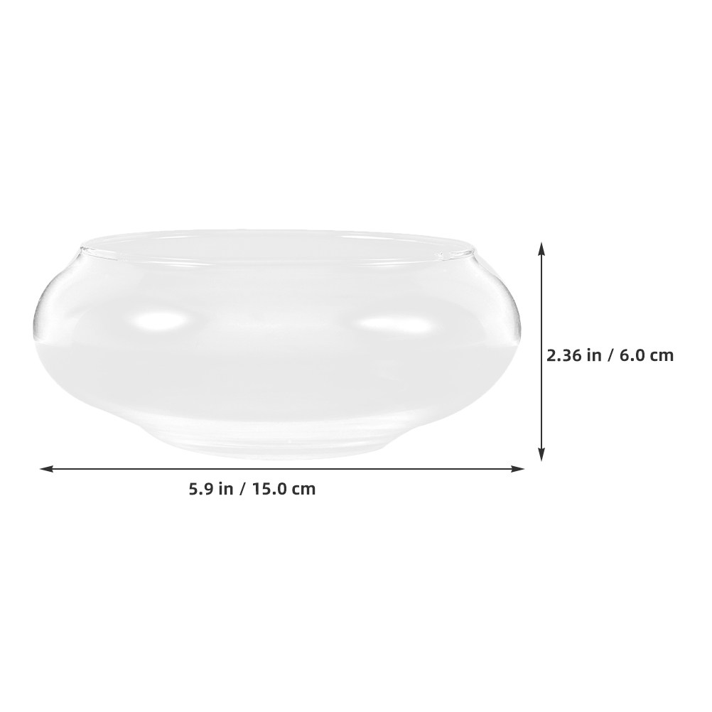 2 pcs Transparent Fish Aquariu - đánh giá và giá Planted Aquarium Bowl