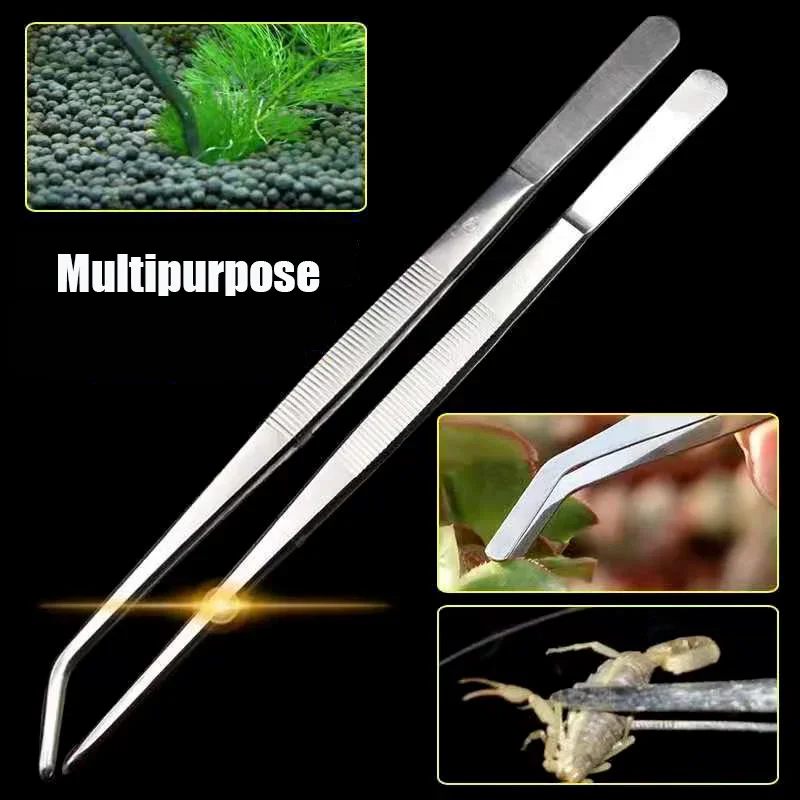 48cm Stainless Steel Tweezers  - đánh giá và giá Aquasoil Substrate