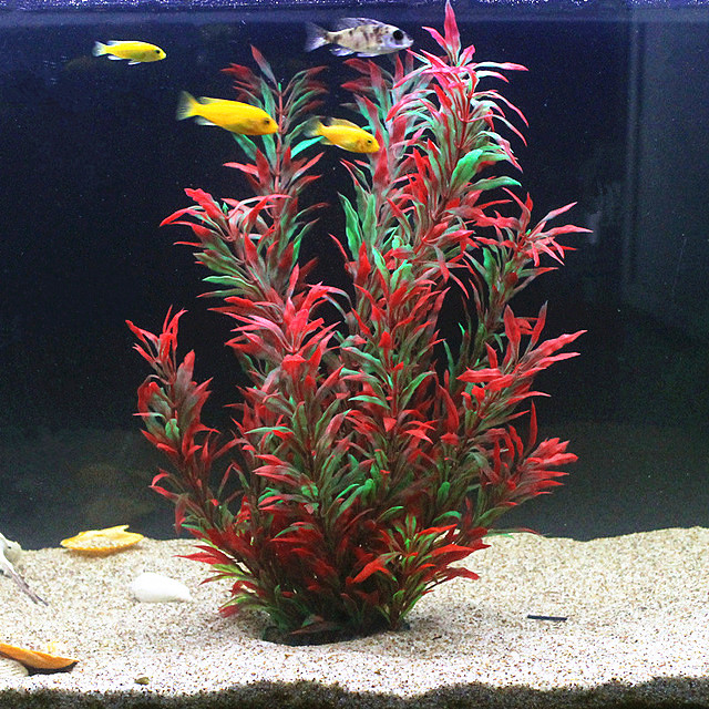 50CM Nhân Tạo Cá Thực Vật Quý  - đánh giá và giá Aquarium Planted Fish Tank