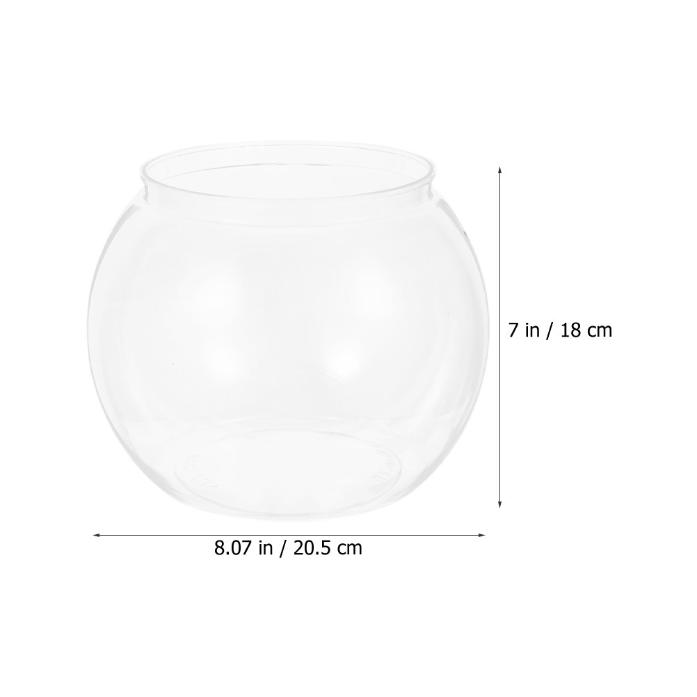 1Set Clear Desktop Fish Bowl S - đánh giá và giá Planted Aquarium Bowl