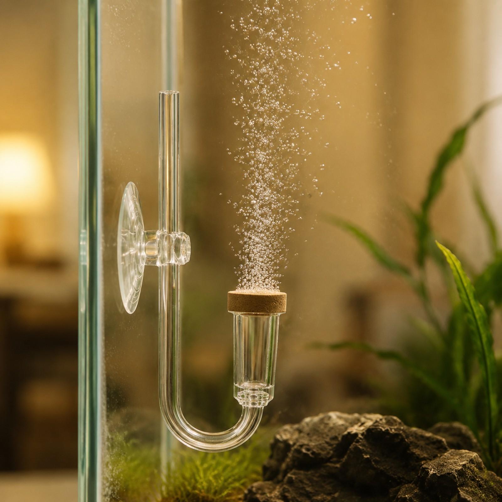 Co2 Disperser for Aquarium Tan - đánh giá và giá Aquarium Planted Set Up
