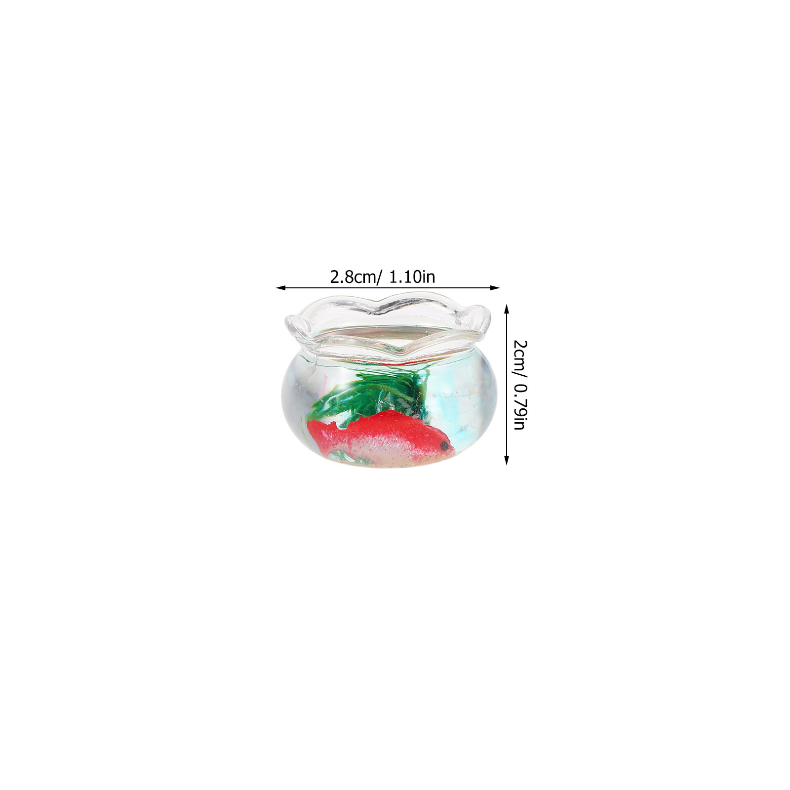 5Pcs Mini Fish Bowl Realistic  - đánh giá và giá Planted Aquarium Bowl