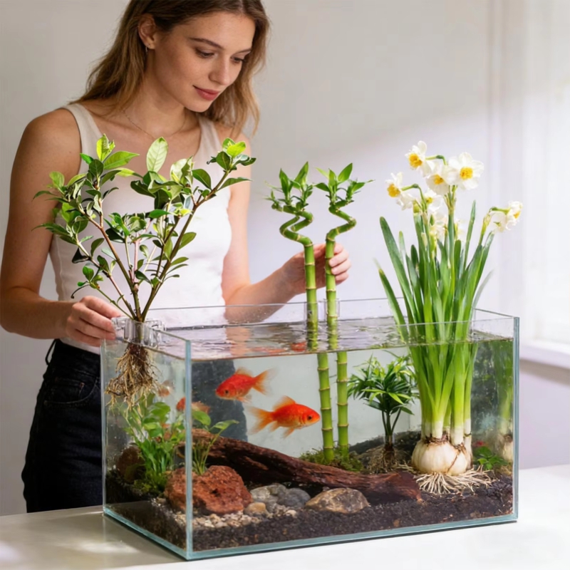Hot Sale 6pcs Clear Aquarium P - đánh giá và giá Planted Aquarium For Sale